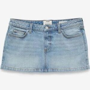 Cotton On Light Blue Mini Skirt